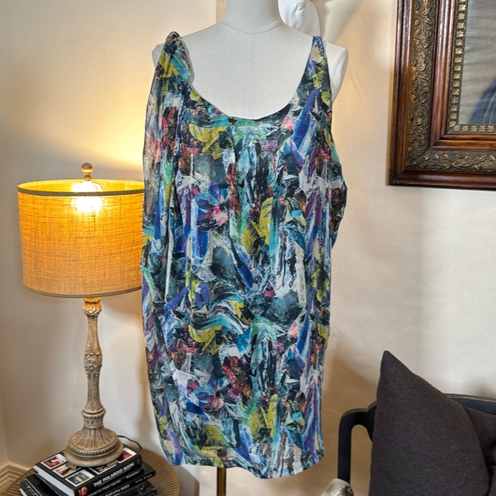 Acne Studios Silk Mini Dress (Oversized At Top)